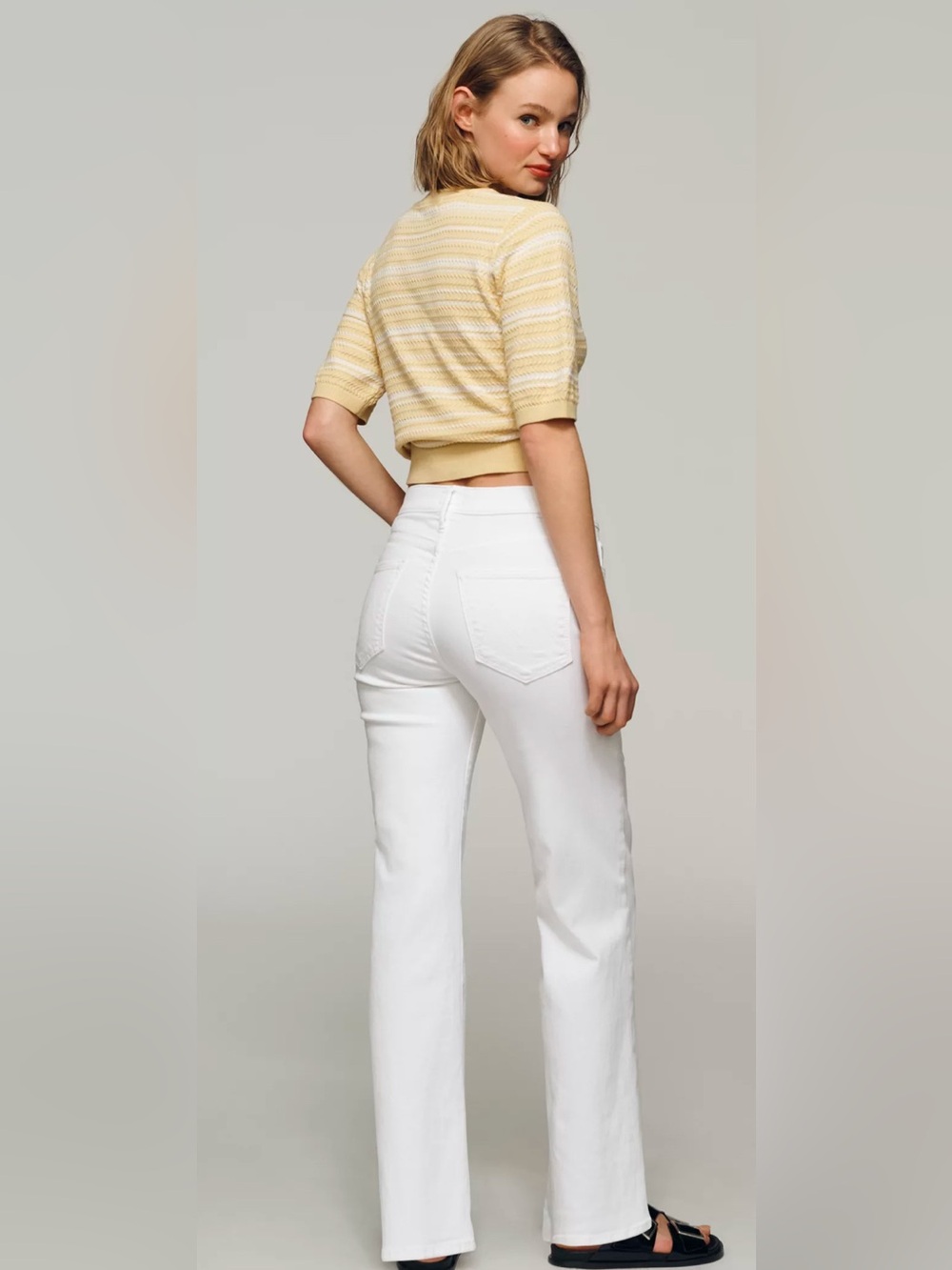 8.MOTHER Kick It Flood High-Rise Straight-Leg Jeans *Fairest of them All